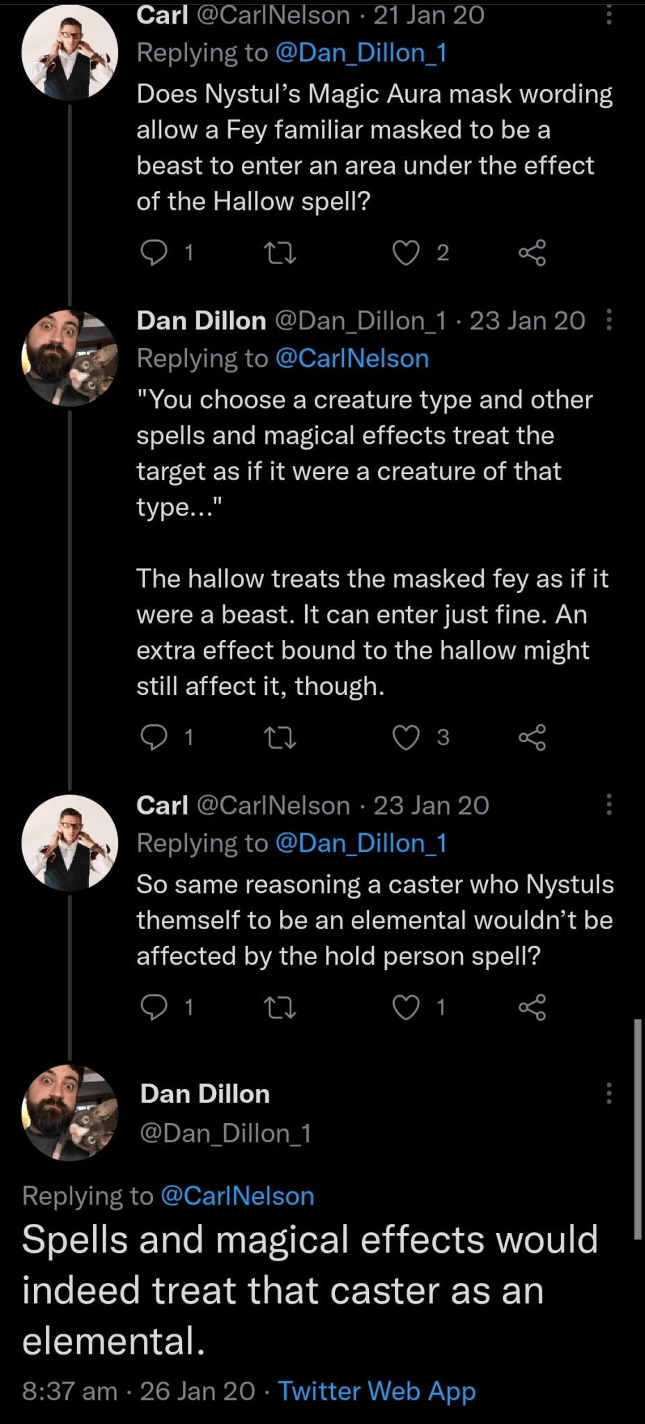 The Arcanists School of Bastard Magic: Guide to Nystuls Magic Aura ...
